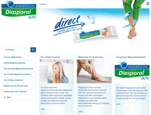 Tablet Screenshot of diasporal.ch